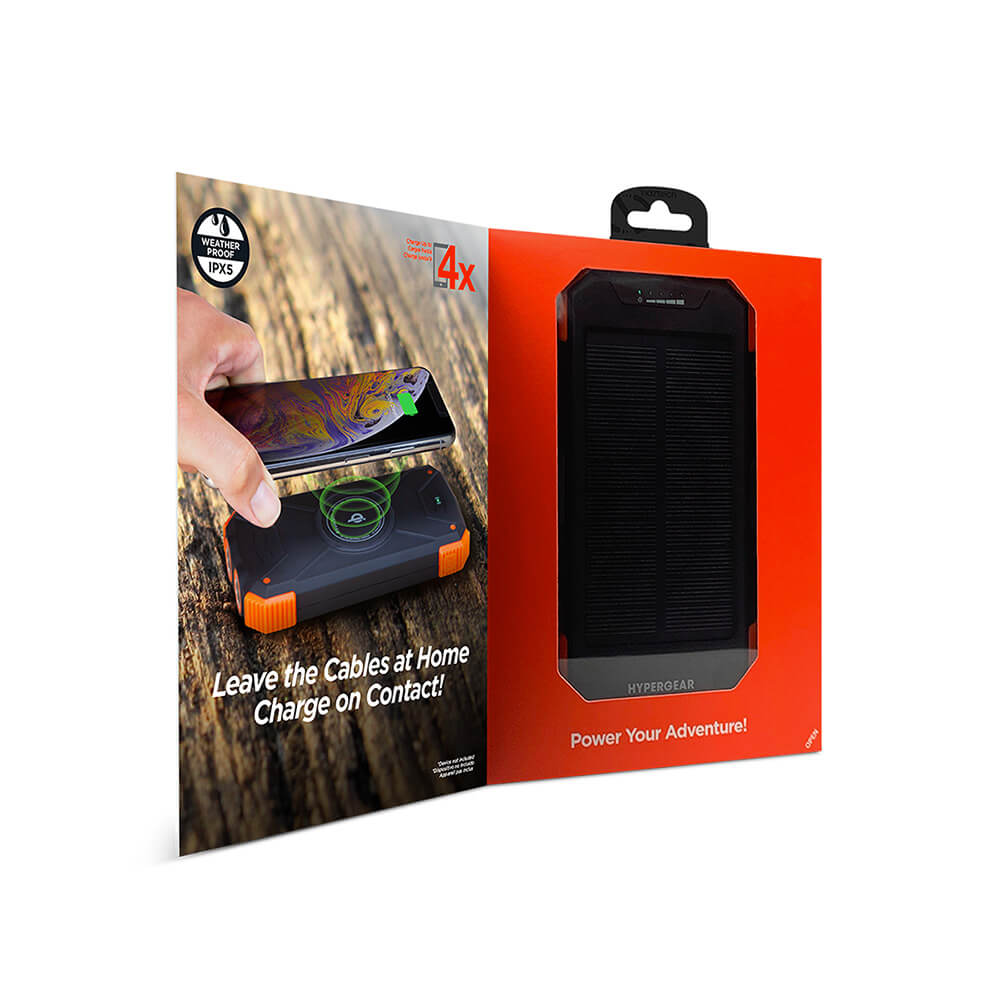 HyperGear Solar 10000mAh Wireless Power Bank 6