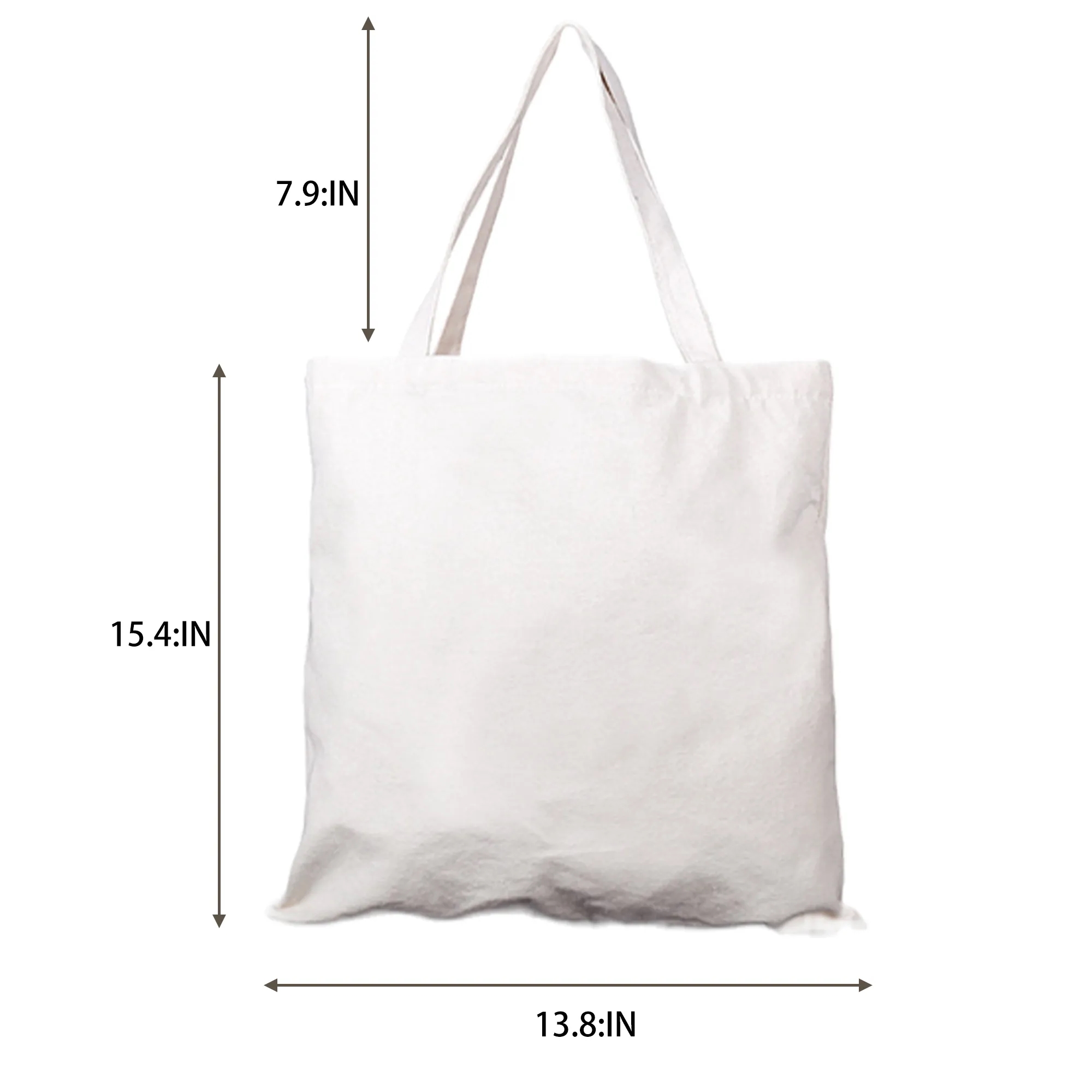 Handheld Canvas Bag, custom tote bag with logo imprint 3