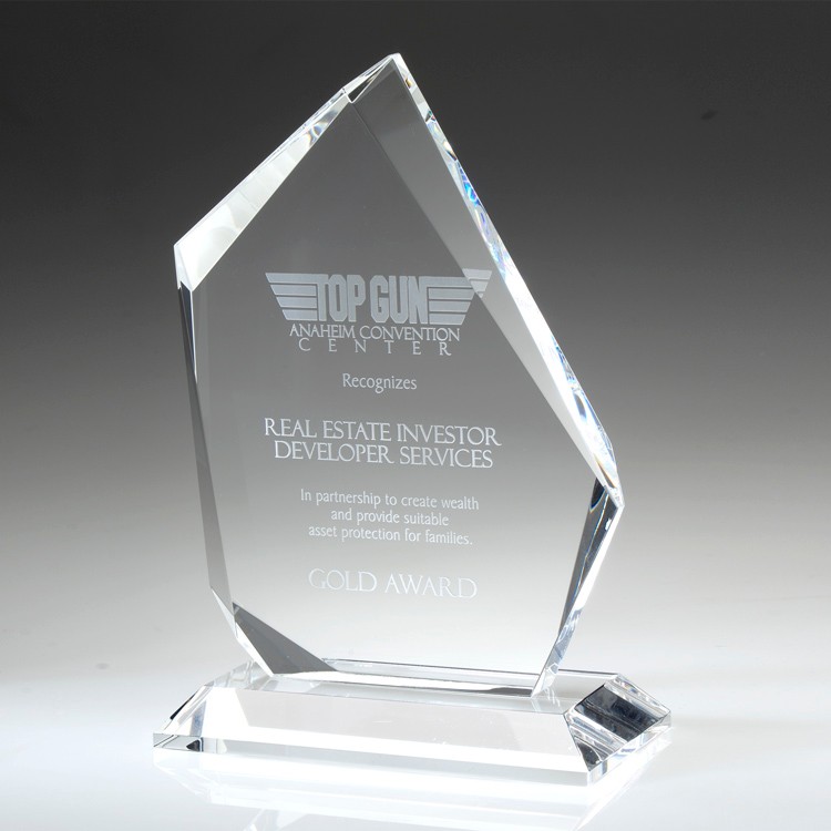 8-3/4" Crystal Award-Summit_D258CA