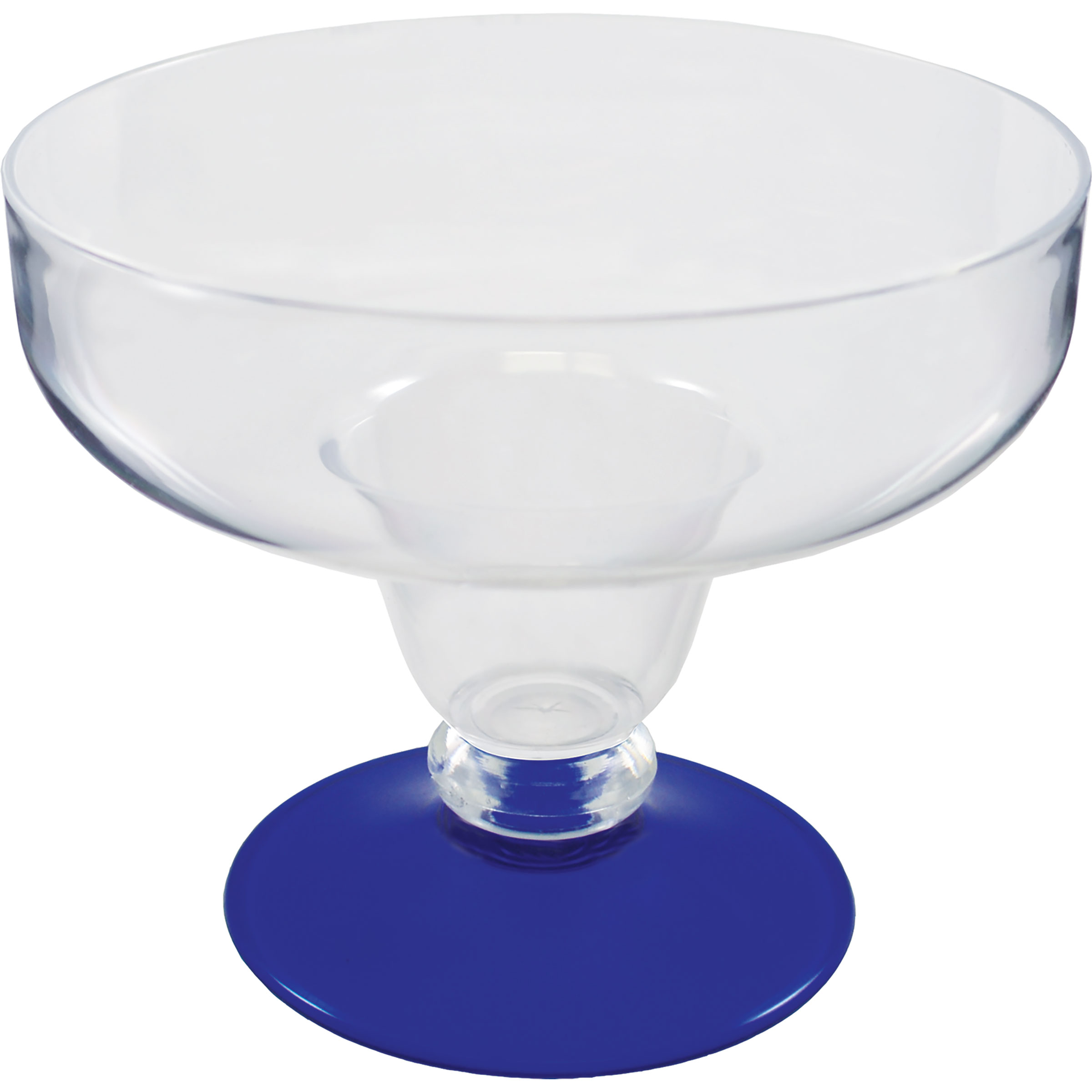 12oz Short Stem Plastic Margarita Glass with Your Choice of Base Color 3