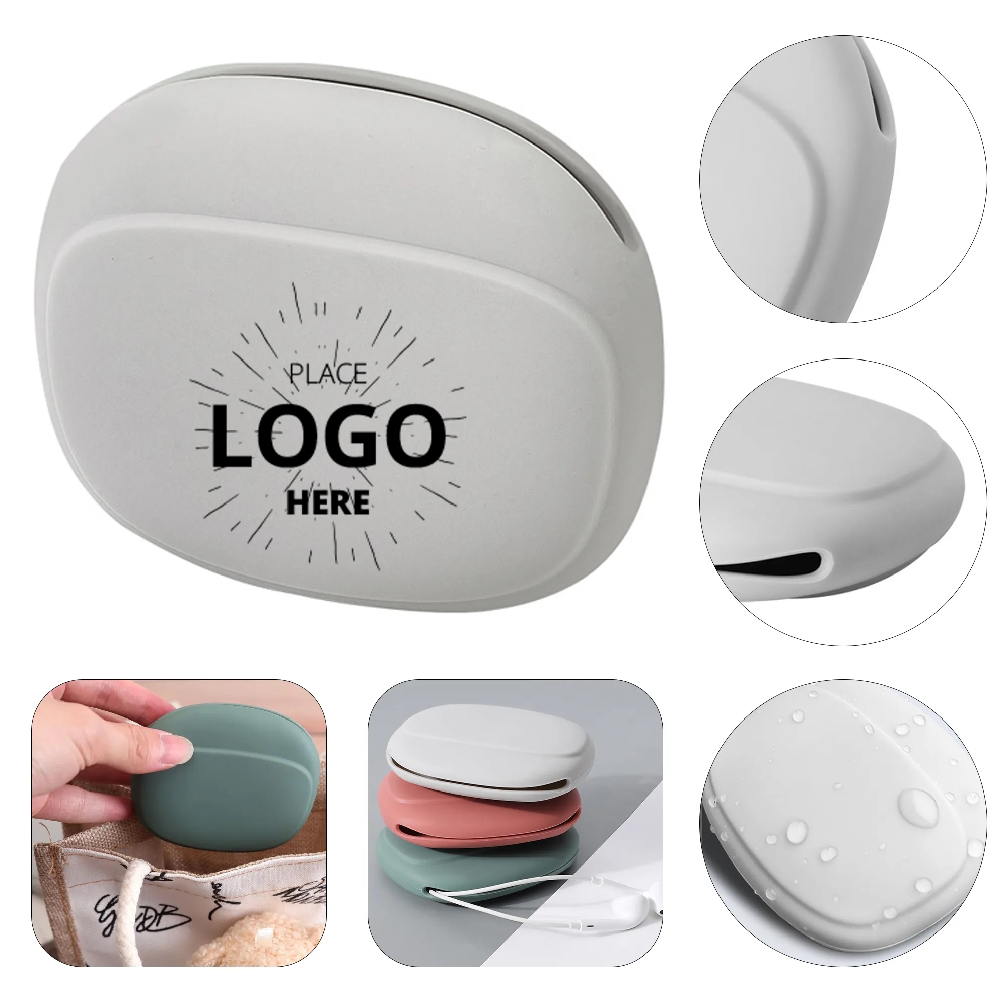 Silicone Earphone Storage Bag 1