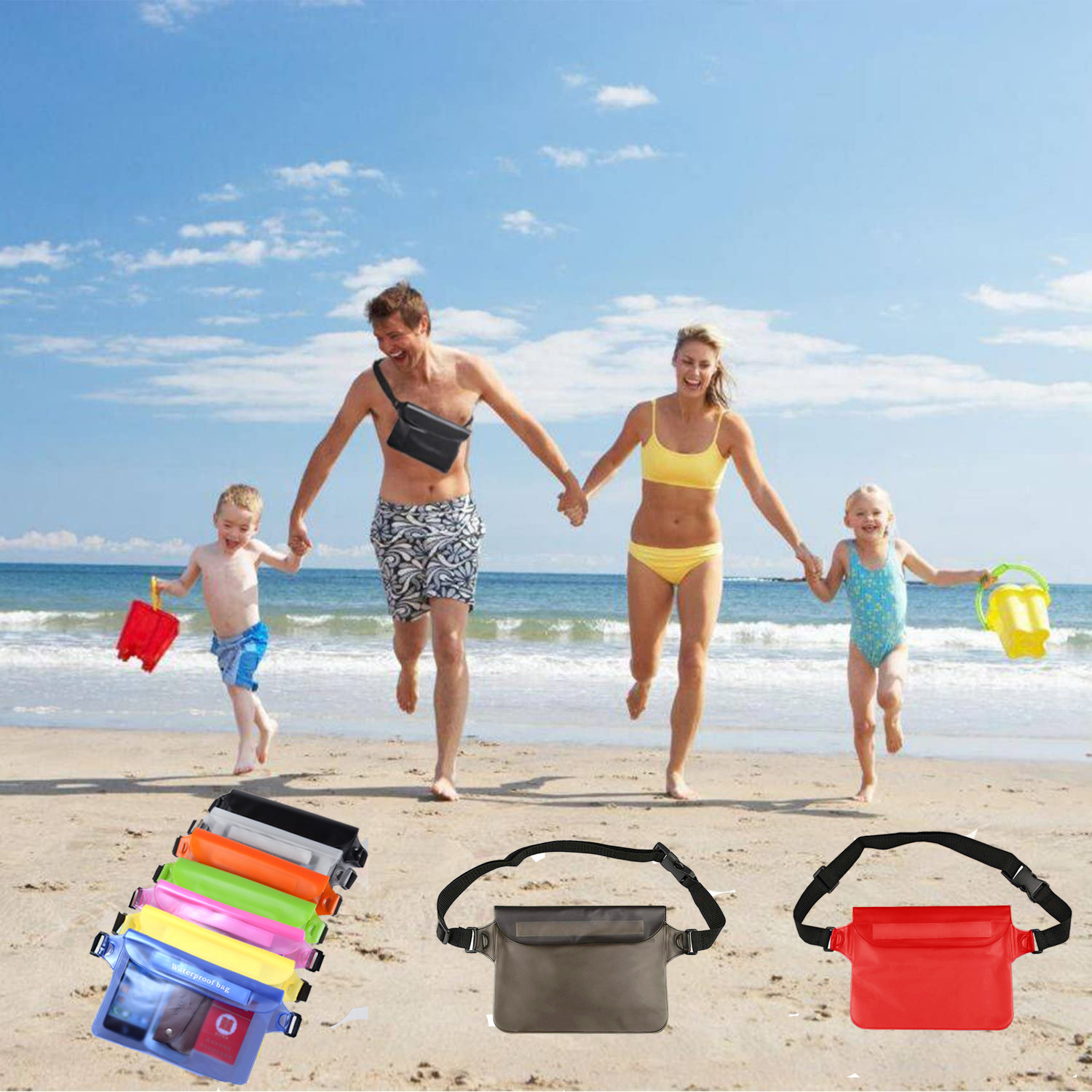 Clear Waterproof PVC Fanny Pack 2