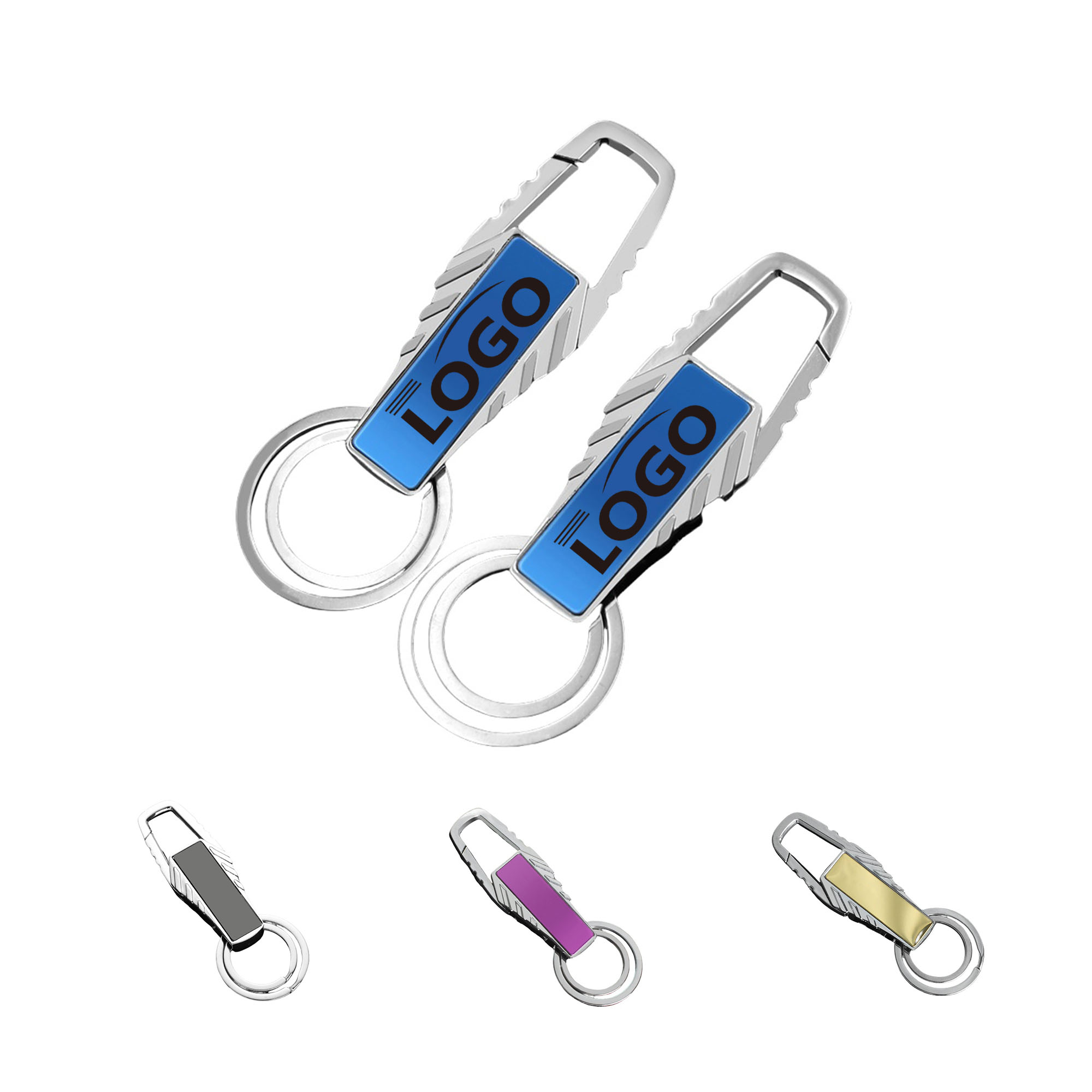 Metal Car License Plate Keychain Gift