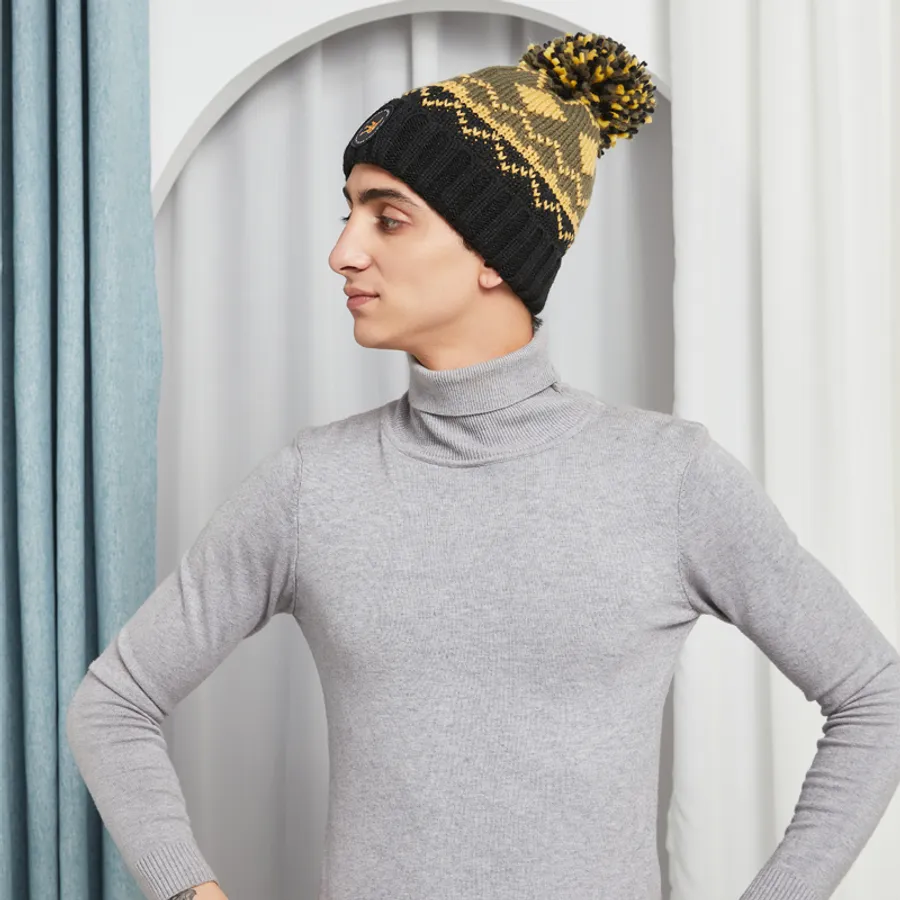Mystical Acrylic Beanies w/ Pom 19