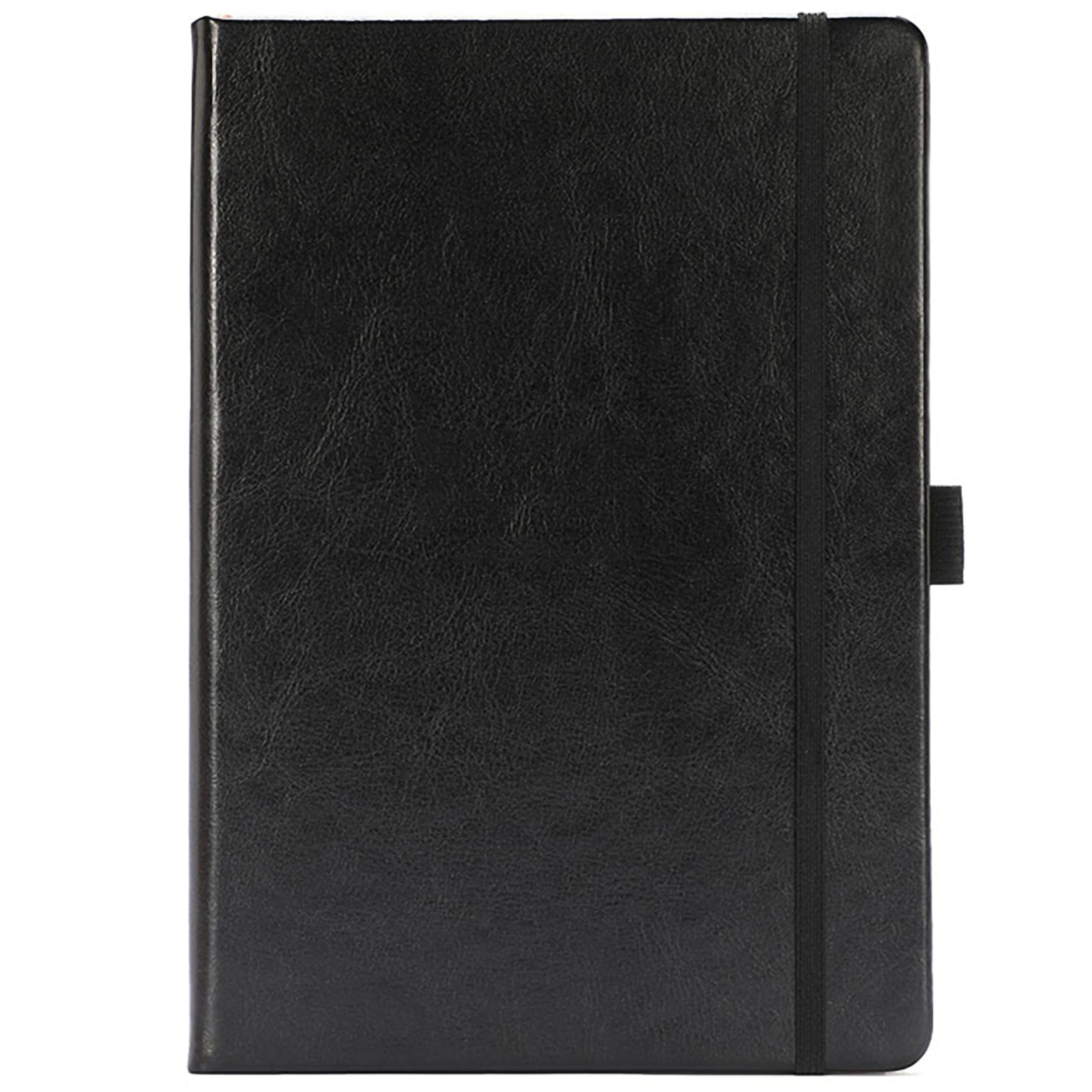 A5 Faux Leather Notebook w/Elastic Closing 3