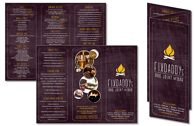 Tri-Fold Flyer Brochure - 8.5x11 - Gloss Cover 1