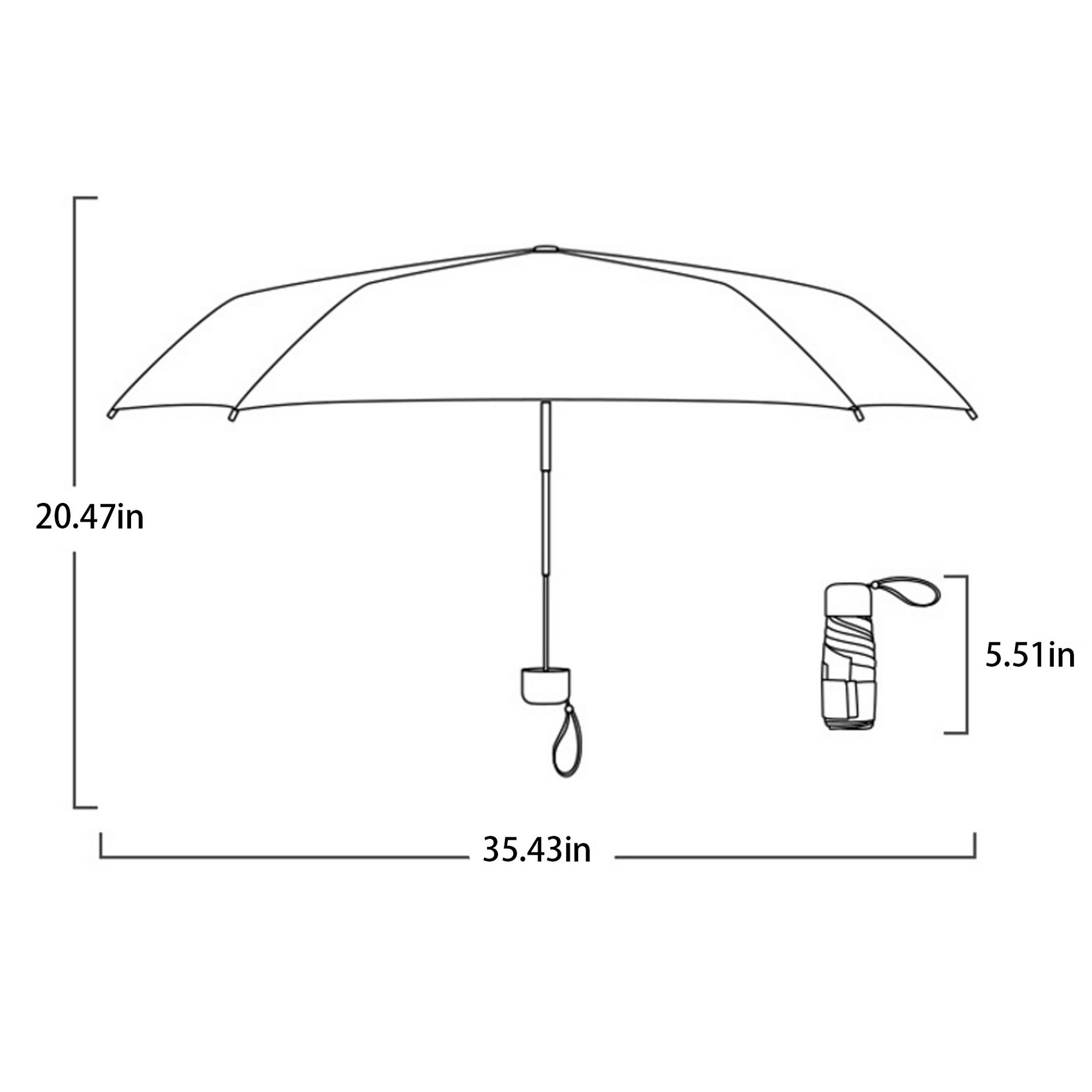 Mini Pocket Umbrella 2