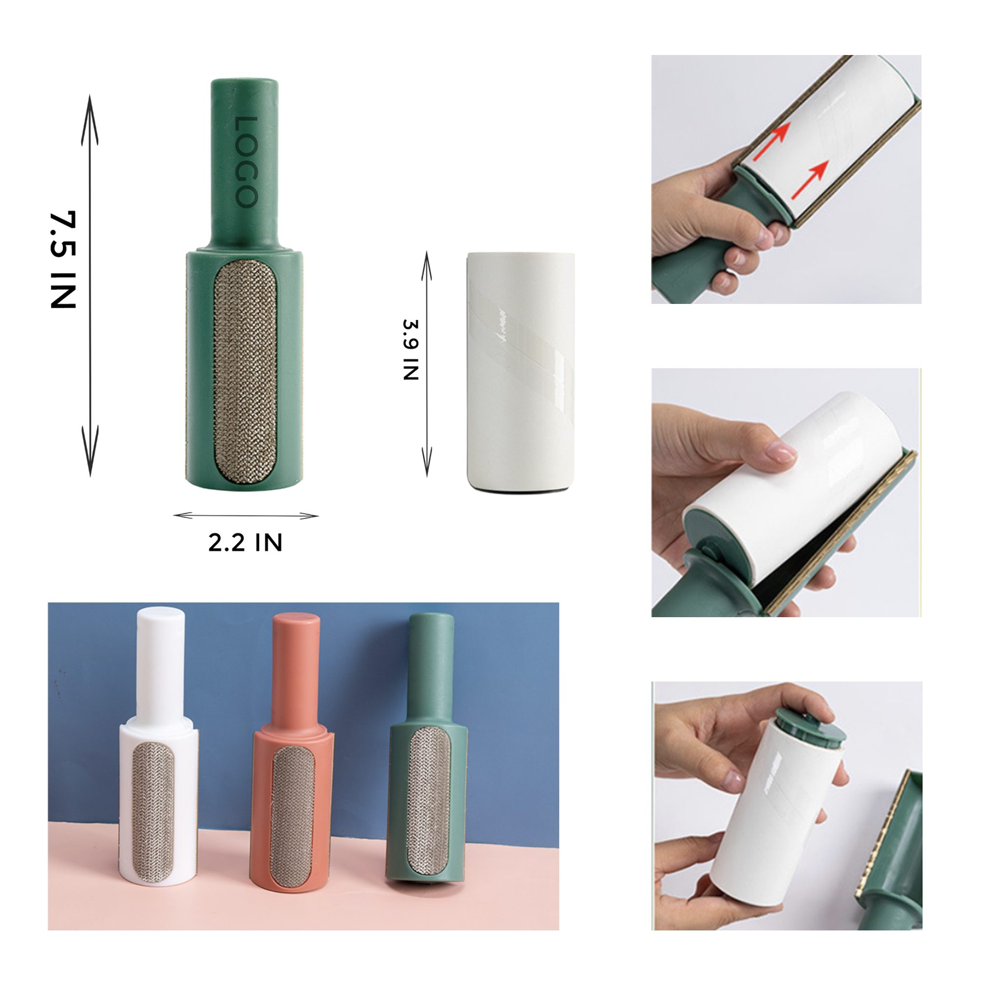 MOQ 10 PCS Pets Hair Sticker 1