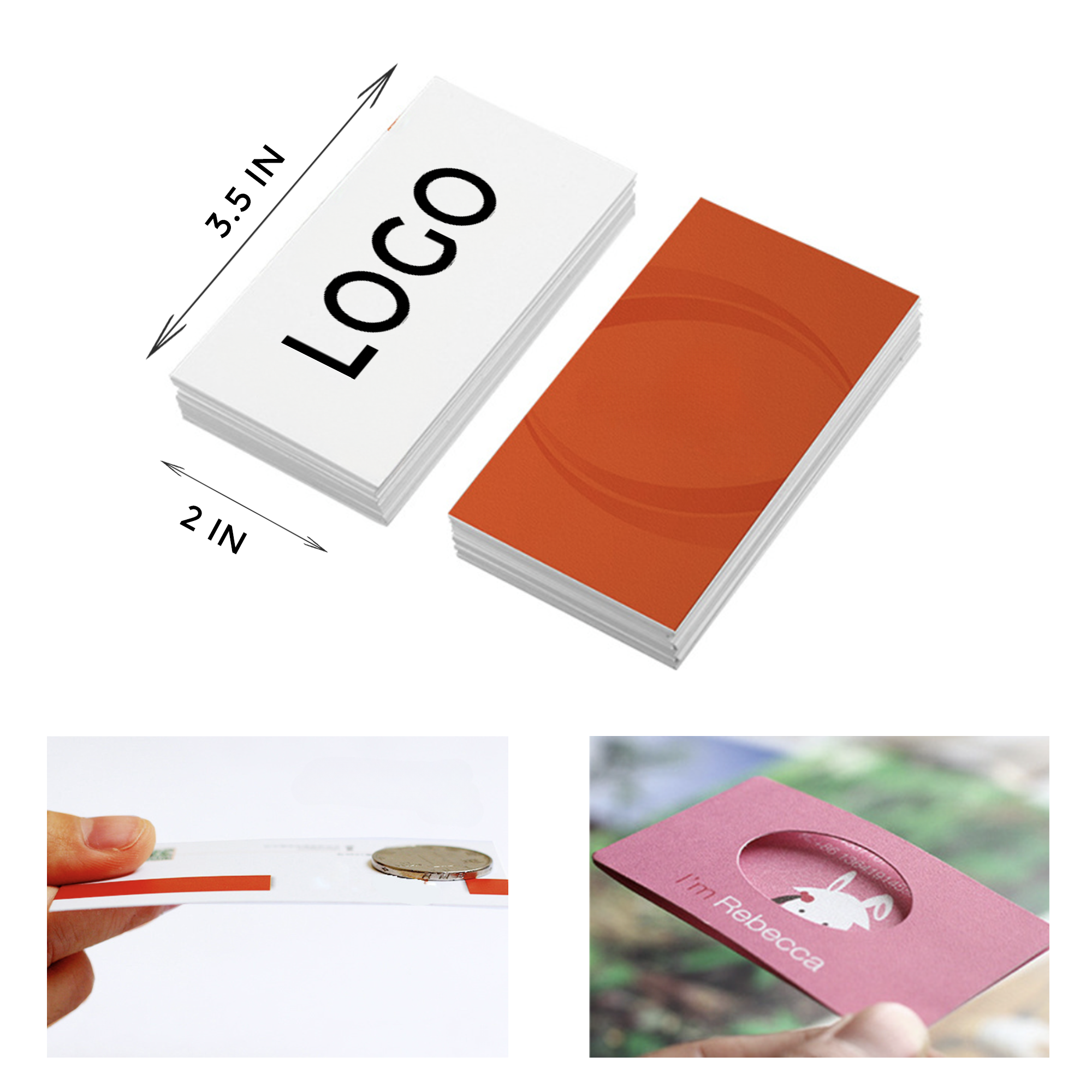 Durable Coated Paper Business Card 2