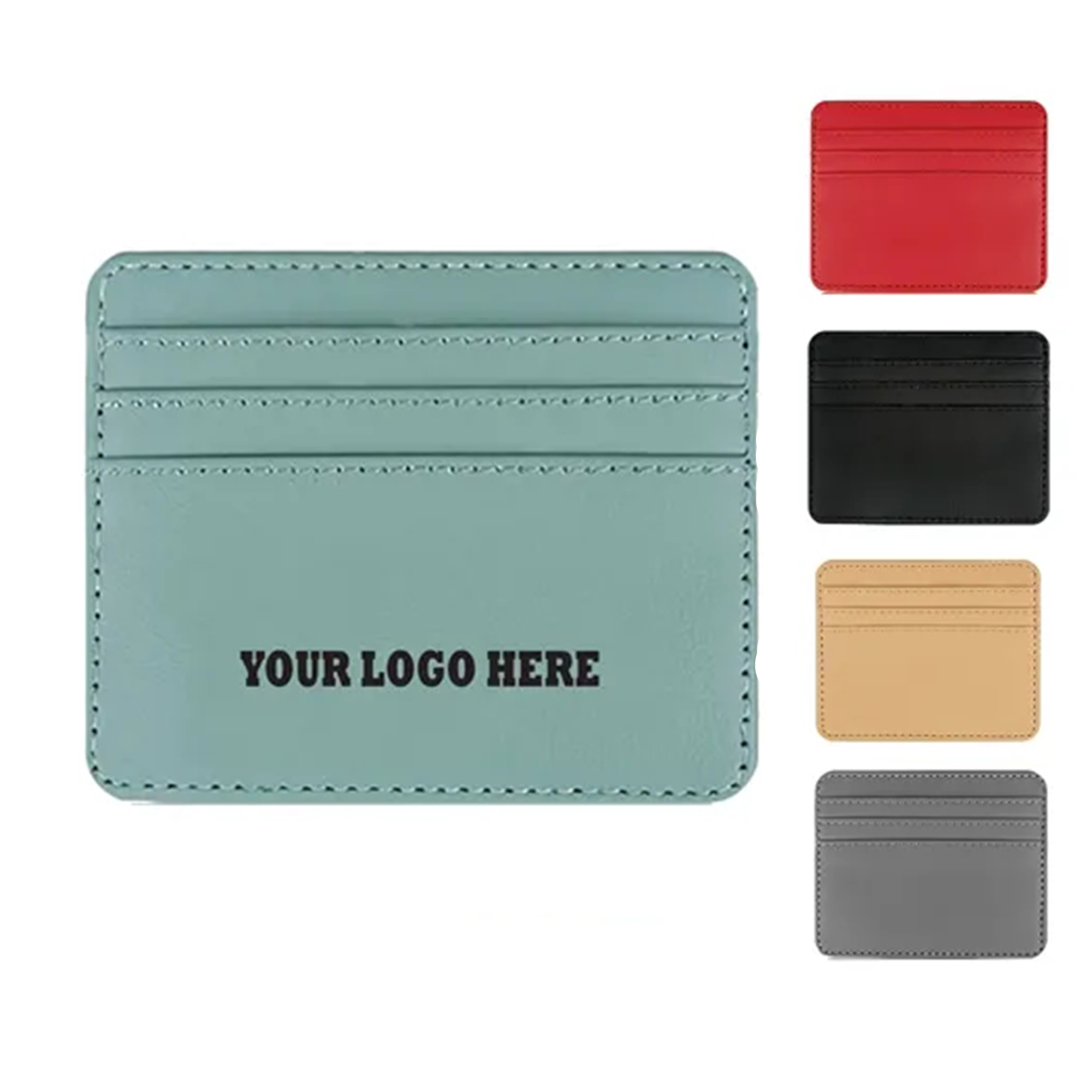 Minimalist Synthetic Leather Card Organizer 10