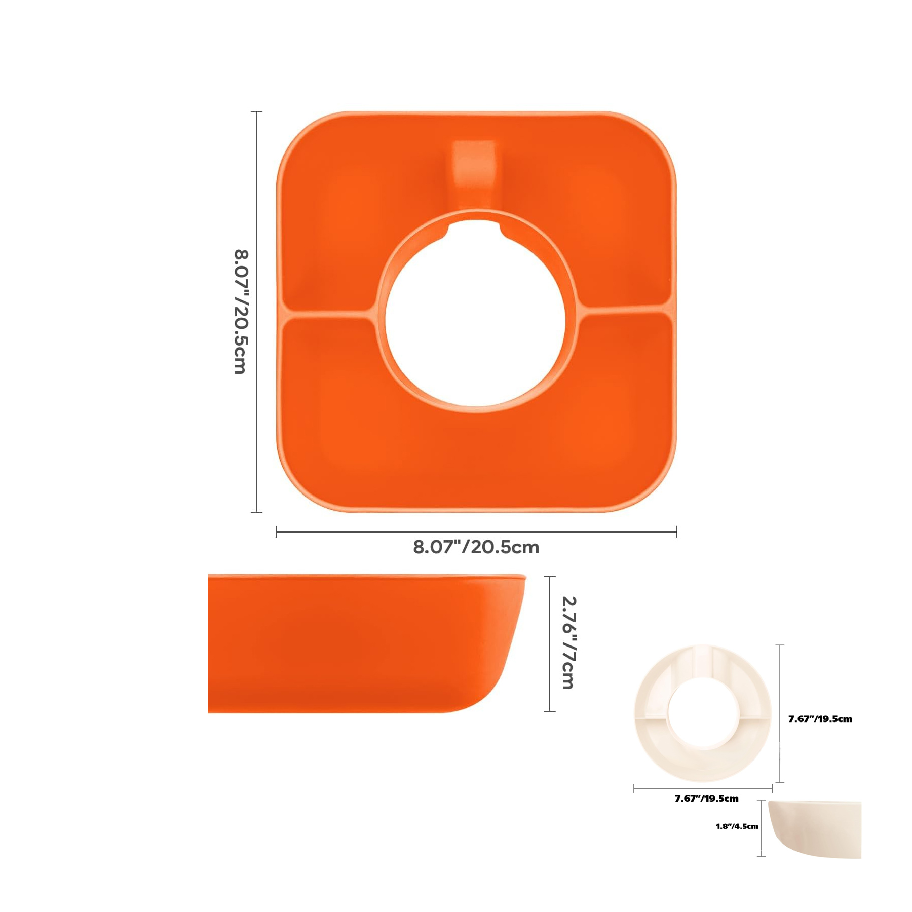 40 OZ Tumbler Snack Tray 2