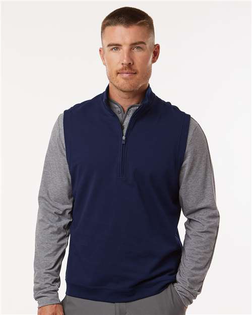 Men's Club Quarter-Zip Vest - A599 11