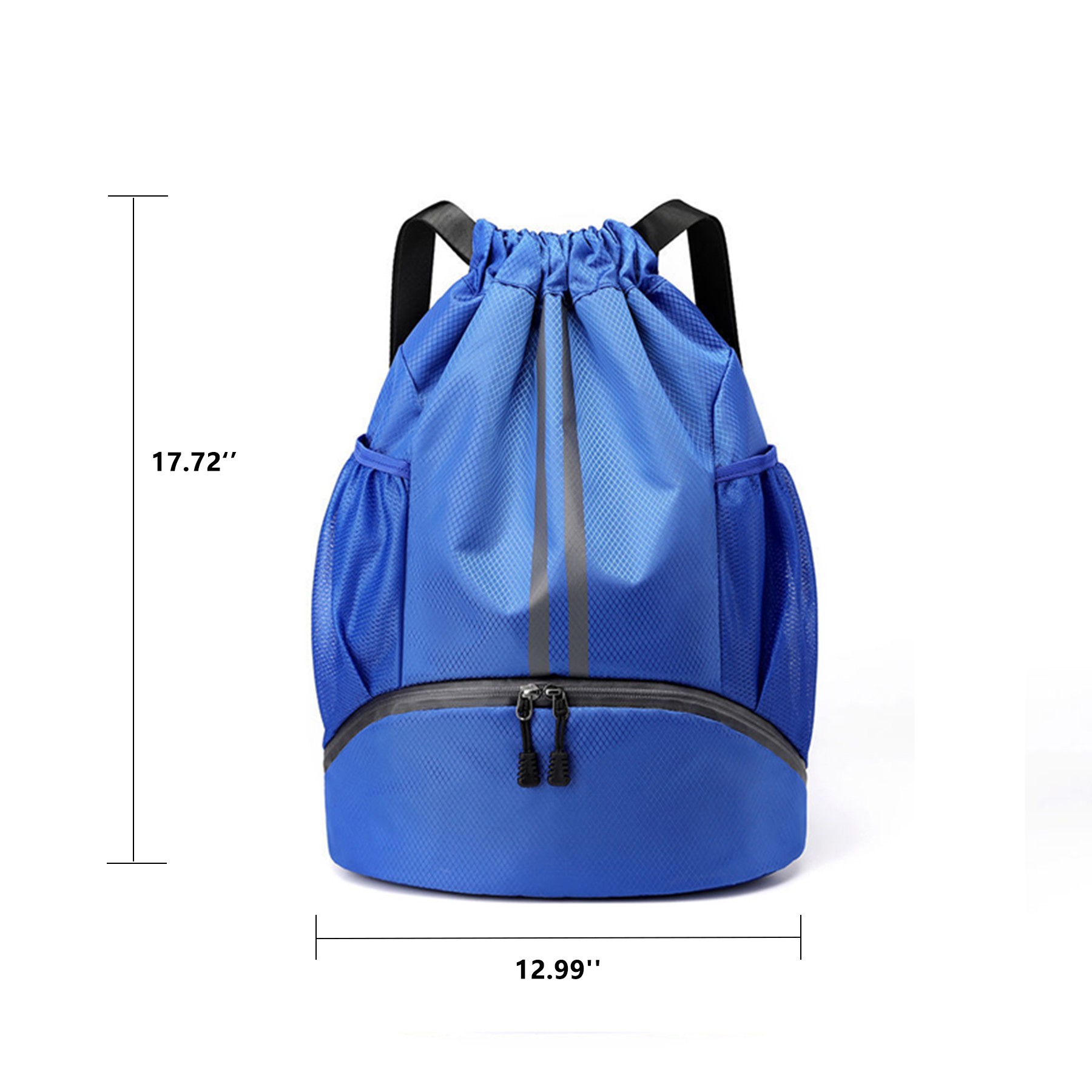 Sports Drawstring Backpack with Shoes Compartment 5