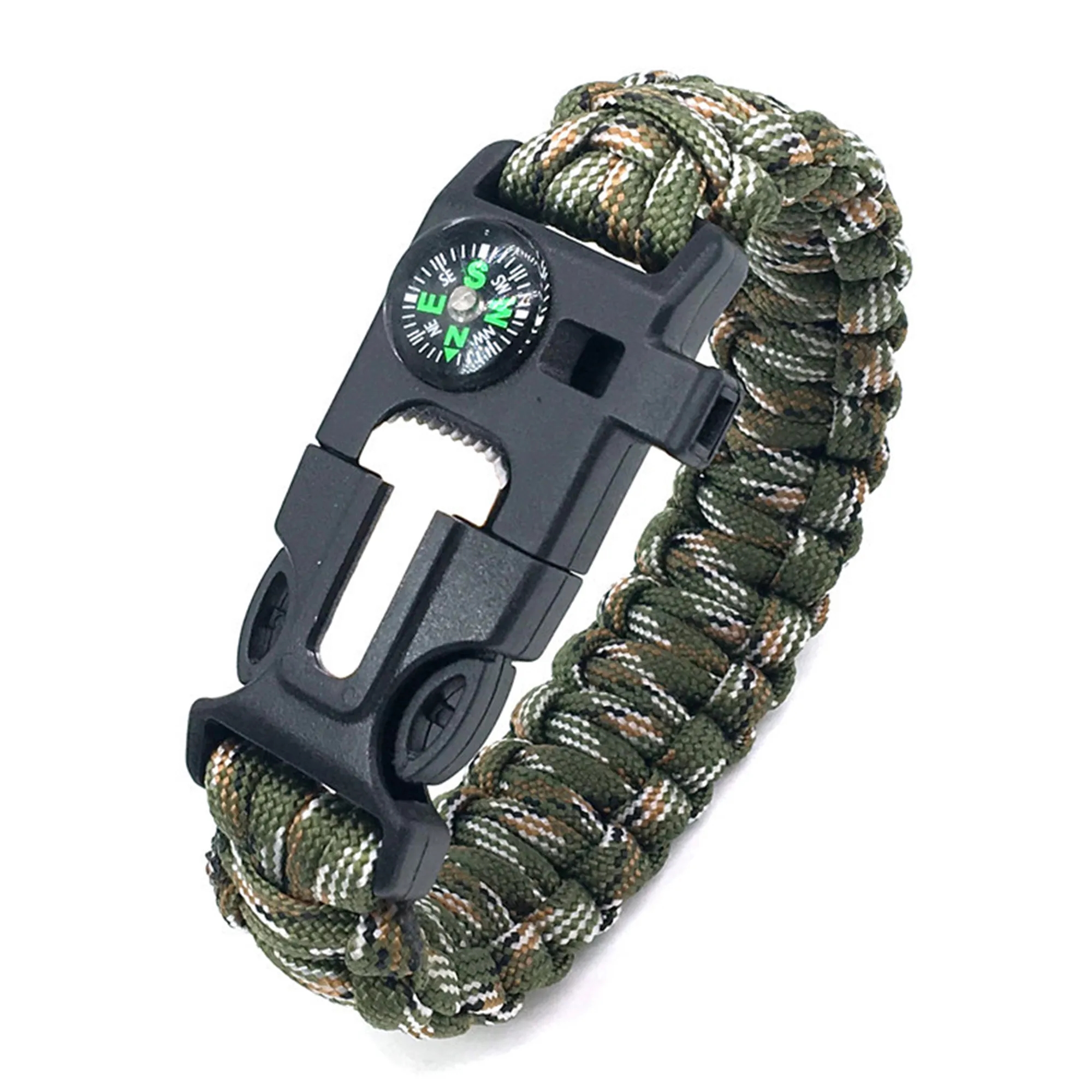 5-in-1 Outdoor Survival Rope Keychain 4