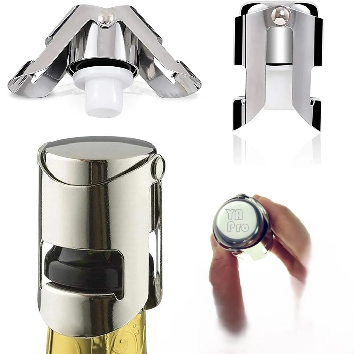 Stainless Steel Champagne Sealer Stopper 3