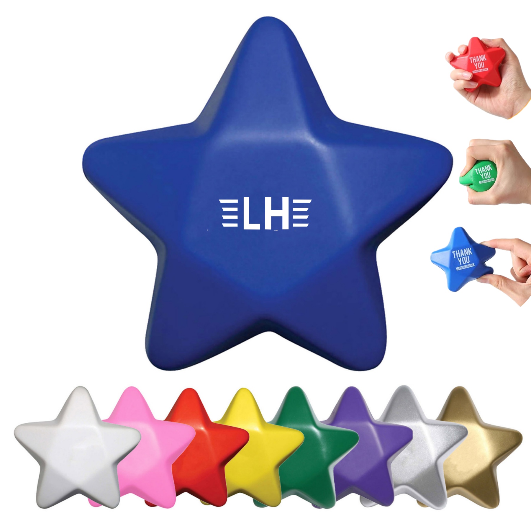 PU Star Stress Relief Toy Ball 7