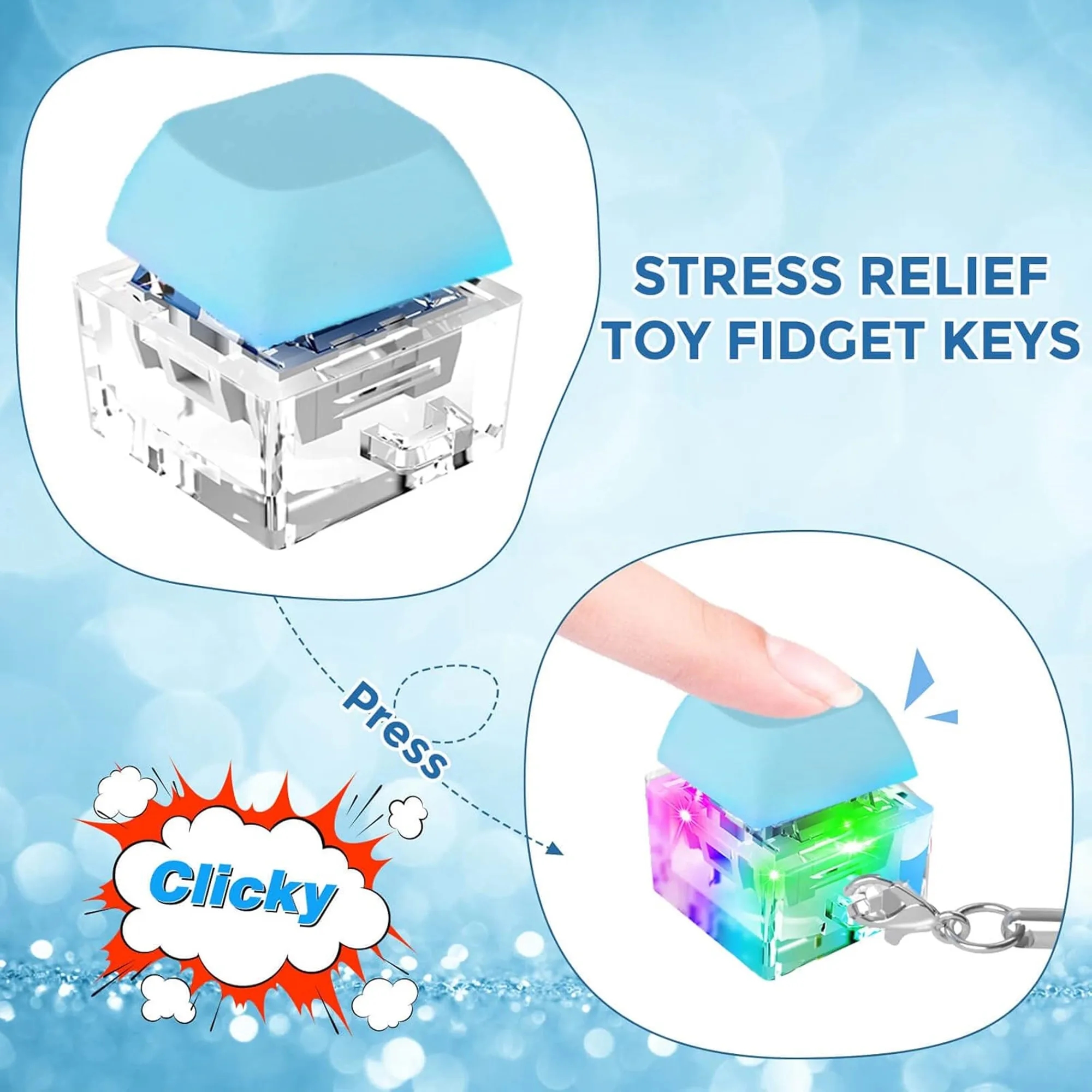 Led Keyboard Fidget Toys 3