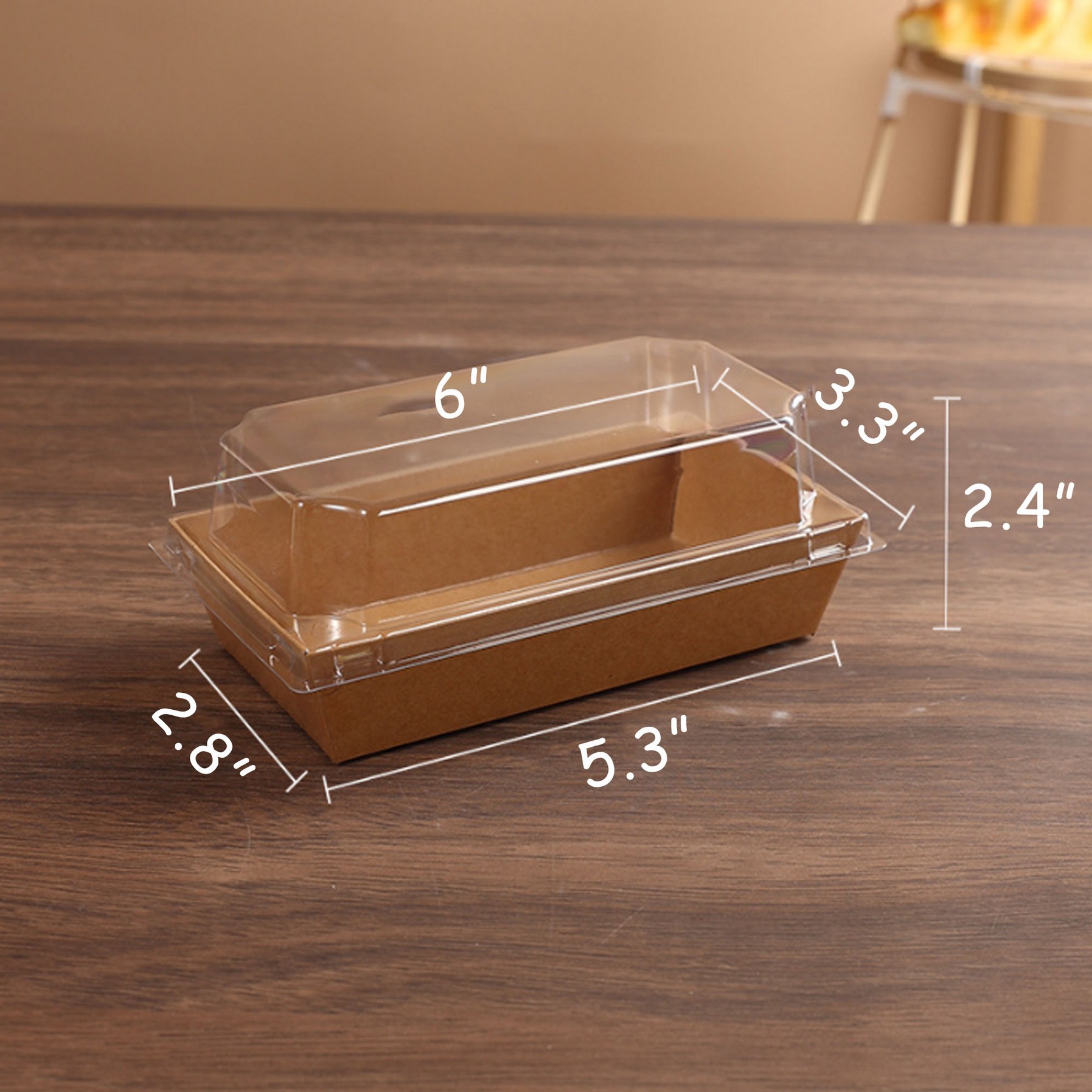 Kraft Paper Disposable Packing Box 3