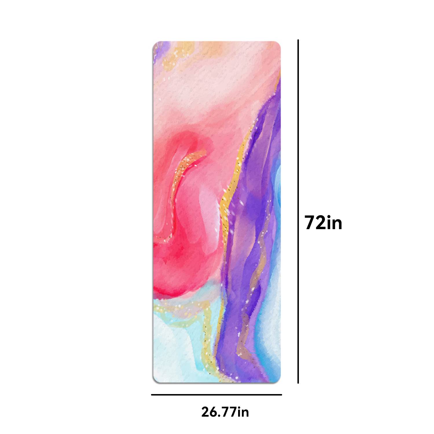 Sublimated Yoga Mat 1