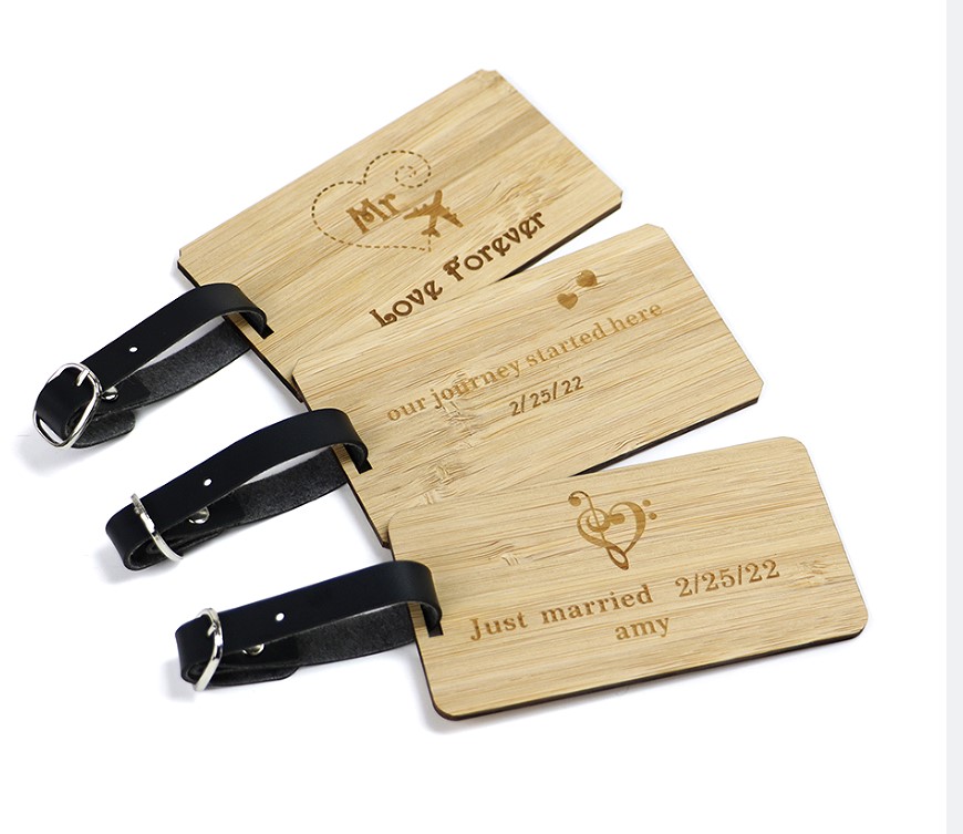 Outbound Bamboo Luggage Tag 2