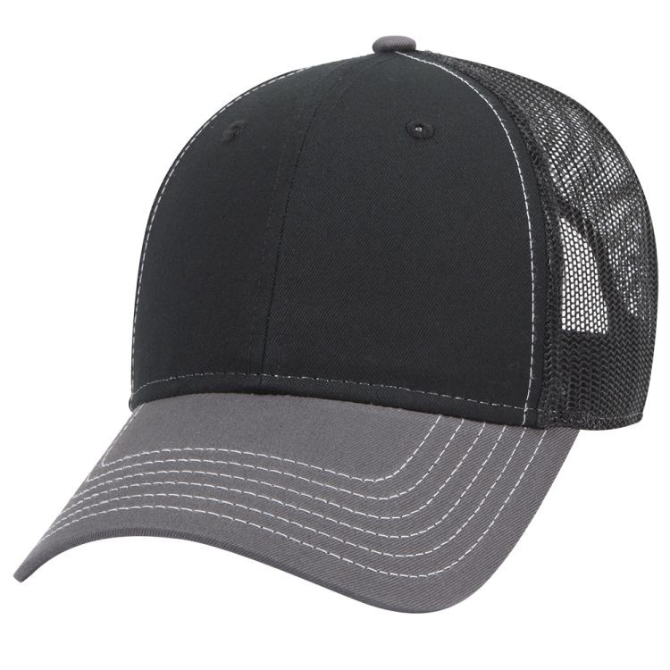 OTTO CAP® 6 Panel Low Profile Mesh Back Trucker Hat 7
