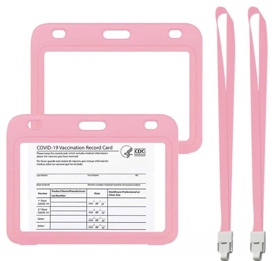 CDC Vaccination Card Holder with Lanyard 5