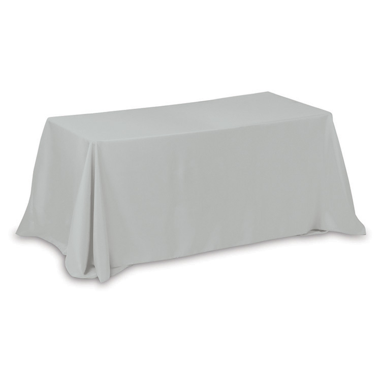 "Zenyatta Six" 4-Sided Throw Style Table Covers & Table Throws (One Color Print) / Fits 6 ft Table 55