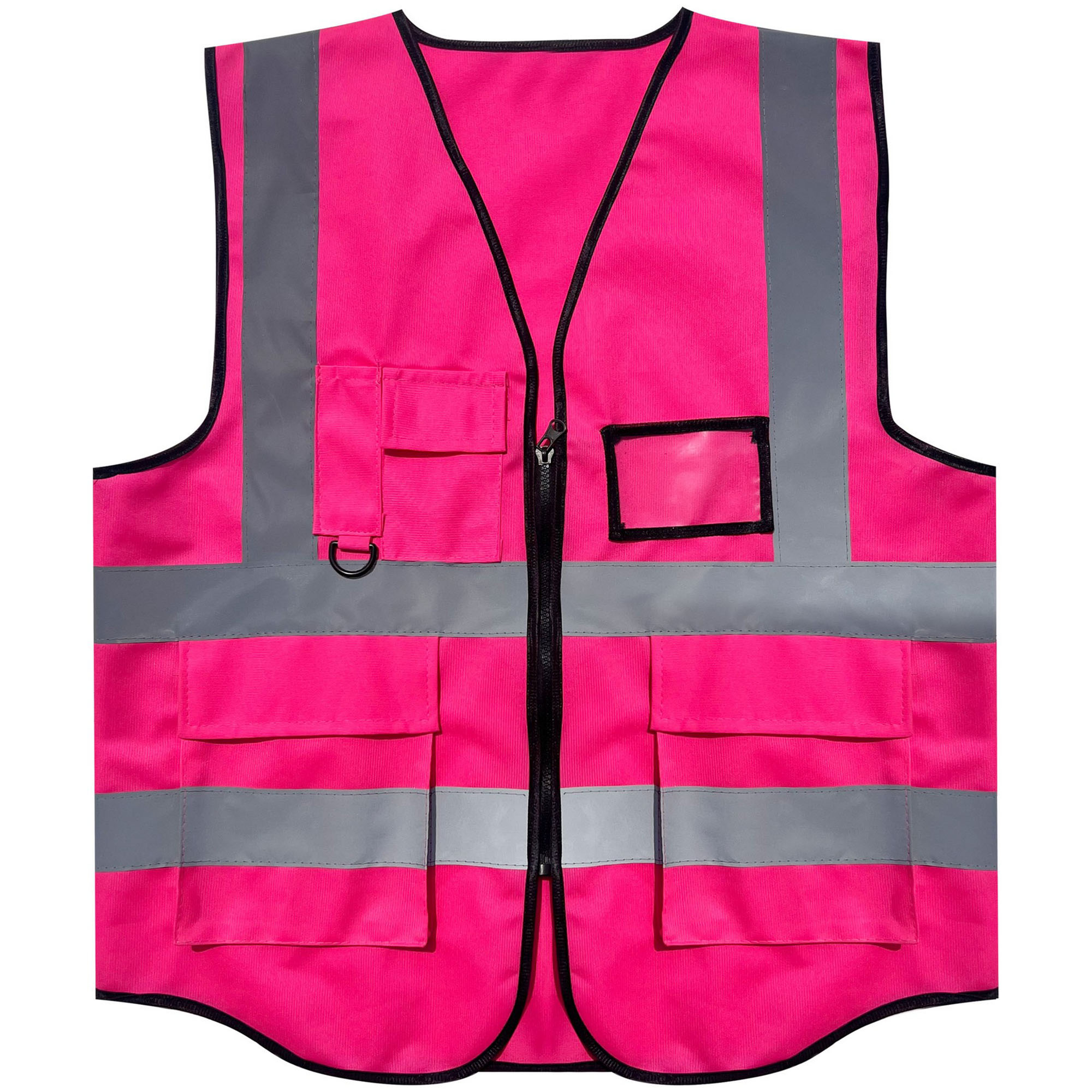 Multiple Pockets High Visibility Safety Reflective Vest 6