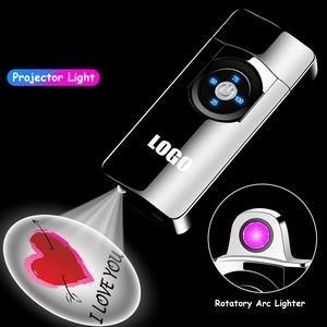 Stylish Rotatory Arc Lightning Lighter With Spinning Halo Design 32