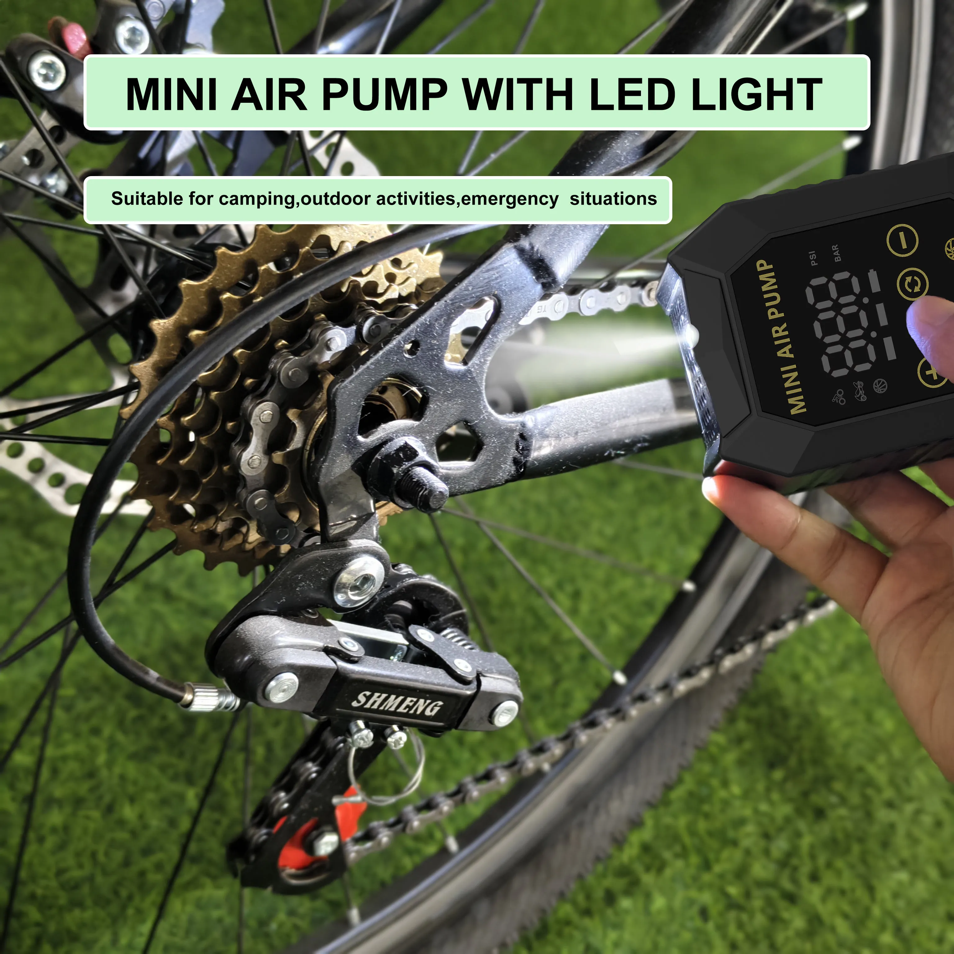 Mini Electric Bike Pump 11