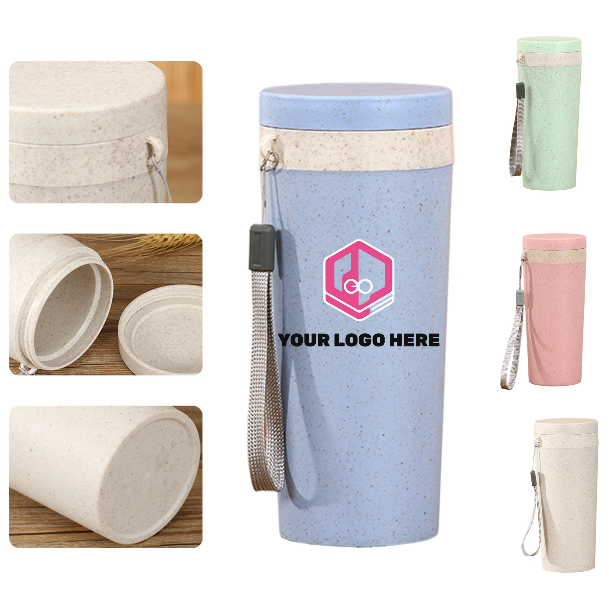 12oz Customizable Plastic Water Cup 2