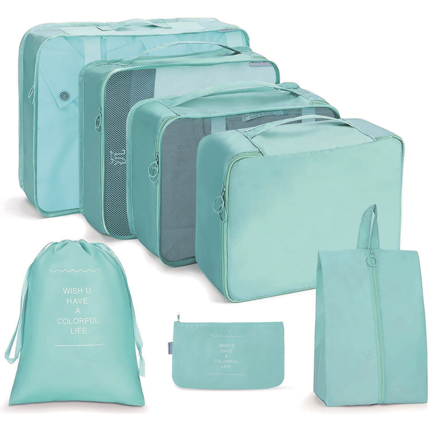 7 Pcs Packing Cubes For Travel 6