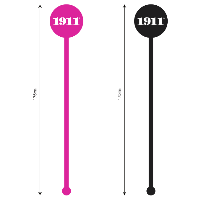 Plastic Cocktail or Coffee Stir Sticks with Round Top 2
