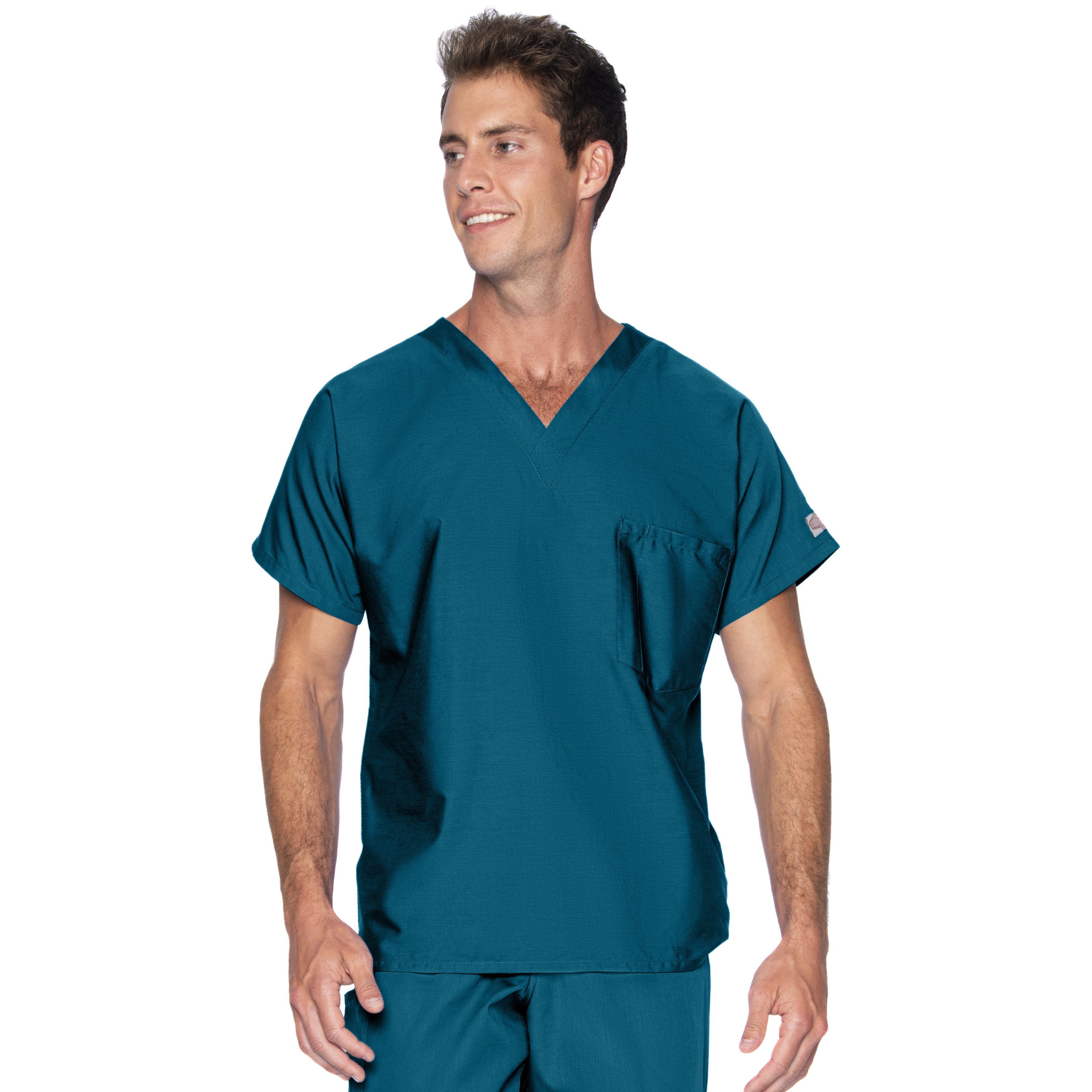 Landau - ScrubZone - Unisex One-Pocket Dolman Sleeve Tuckable V-Neck Top 27