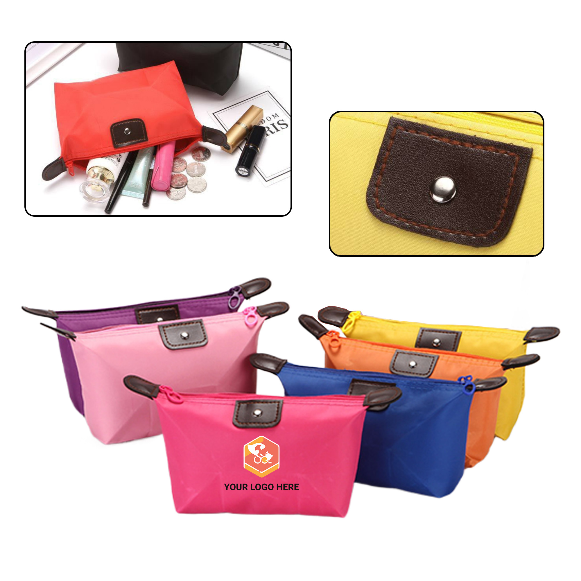 Waterproof Dumpling Cosmetic Pouch 2