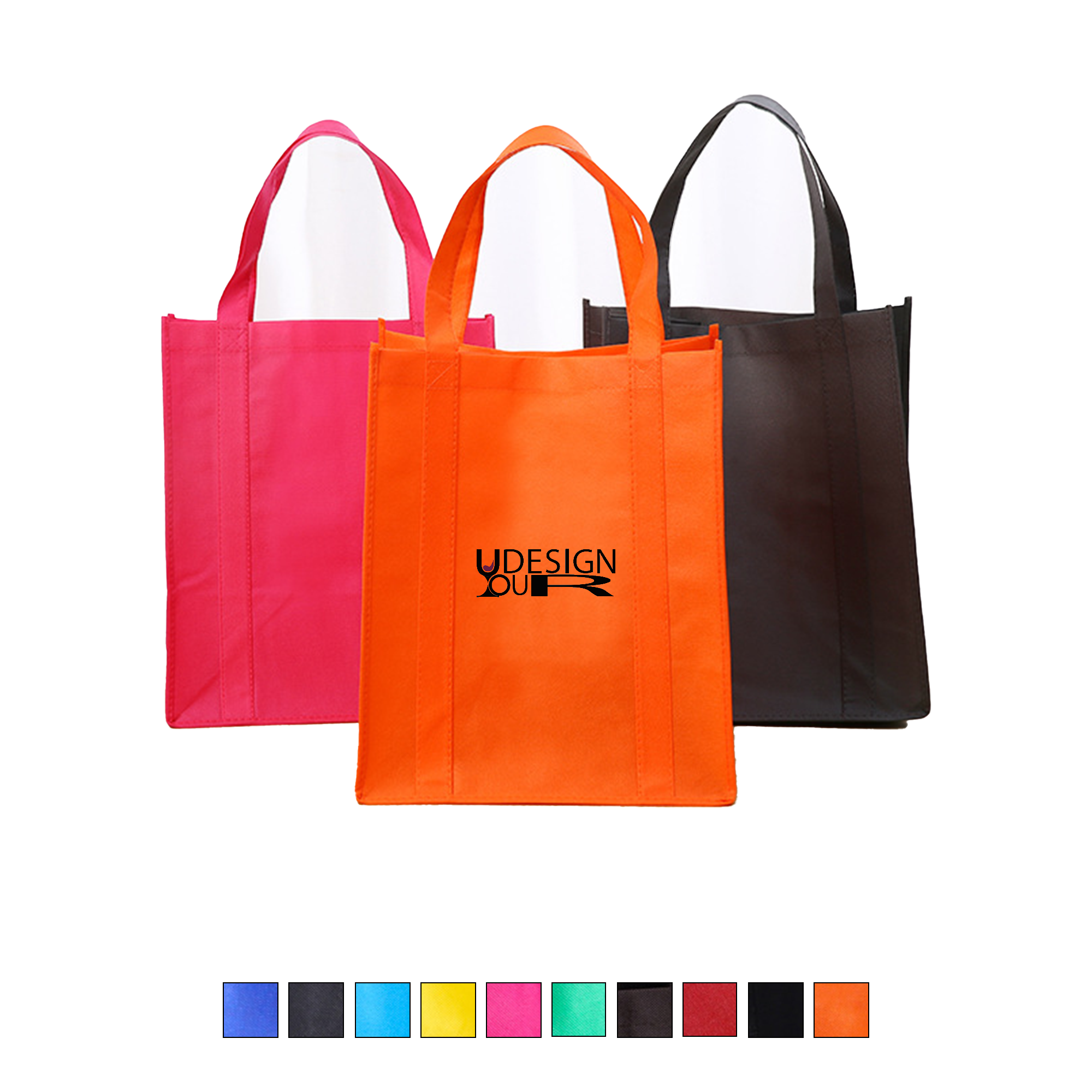 Large Non-Woven Grocery Tote Bag 1