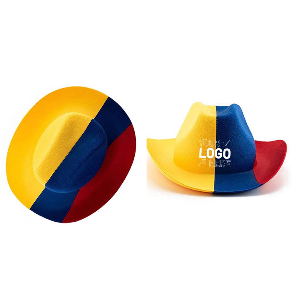 Qatar World Cup National Flag Football Fans Customized Cowboy Hat 2