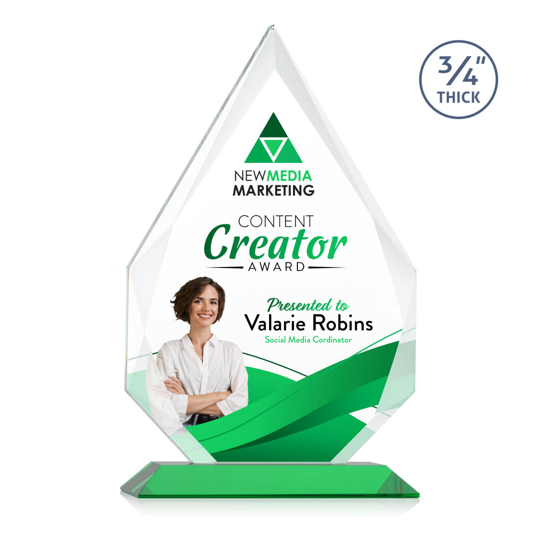 Hawthorne VividPrint™ Award - Green 4