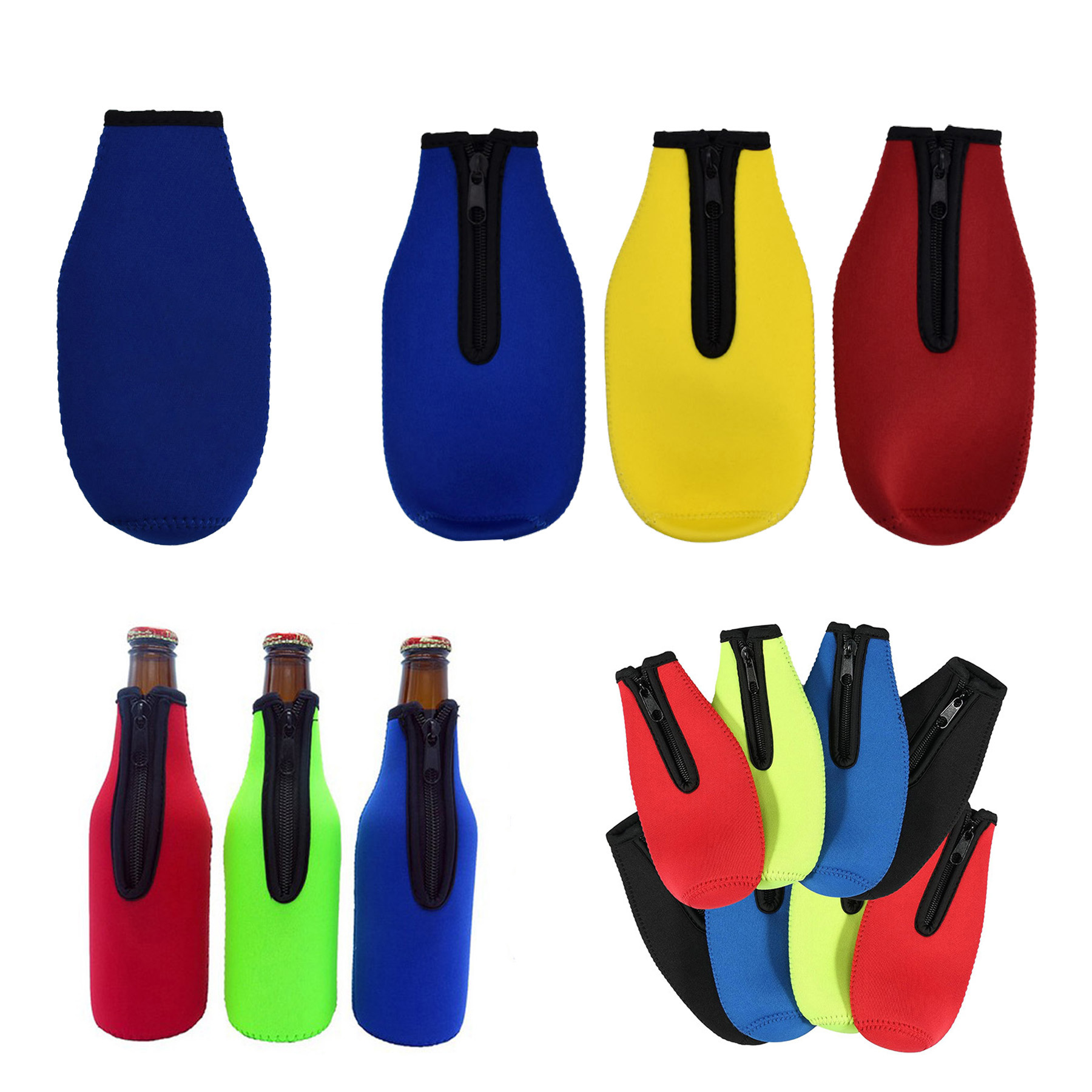 Beer Bottle Protective Cover, custom koozie with logo imprint 3