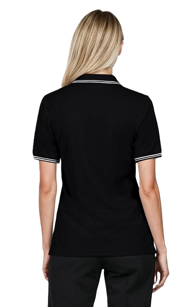Ladies' Superblend Tipped Pique Polo 35