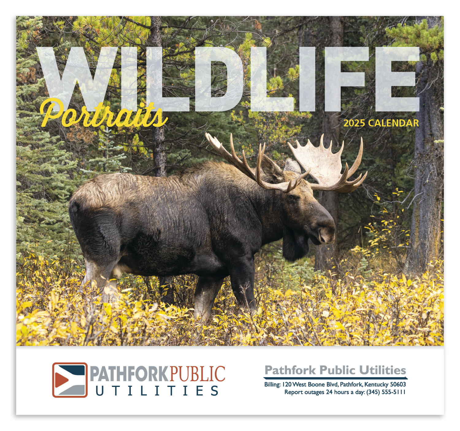 Good Value™ Wildlife Portraits - Stapled Calendar 1