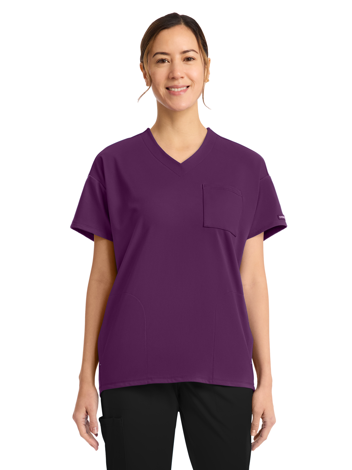 Cherokee - Cherokee Achieve - Women's 3-Pocket V-Neck Tunic Top 18
