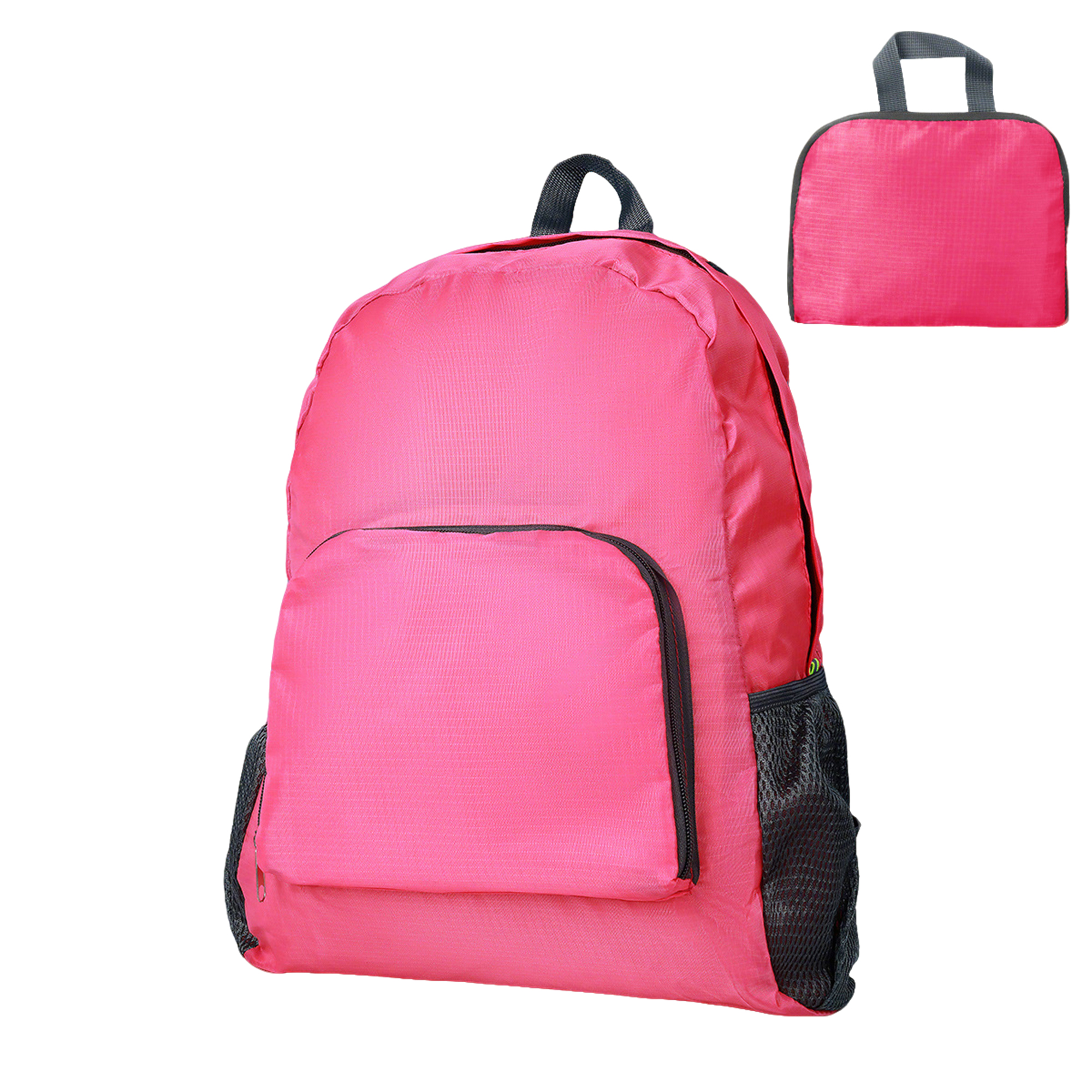 210D Ripstop Foldable Travel Backpack 12" Length x 6.5" Width x 16.5" Height 1