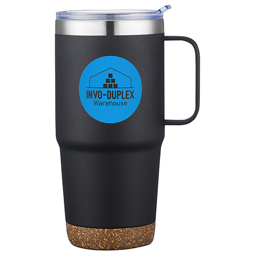 Cortina 24 oz Vacuum Insulated Travel Mug with Cork Base 2