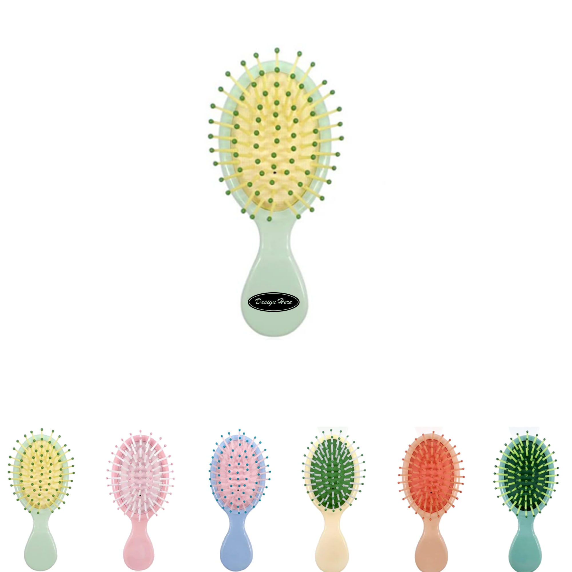 Mini Travel Hair Brush for Detangling All Hair Types 5