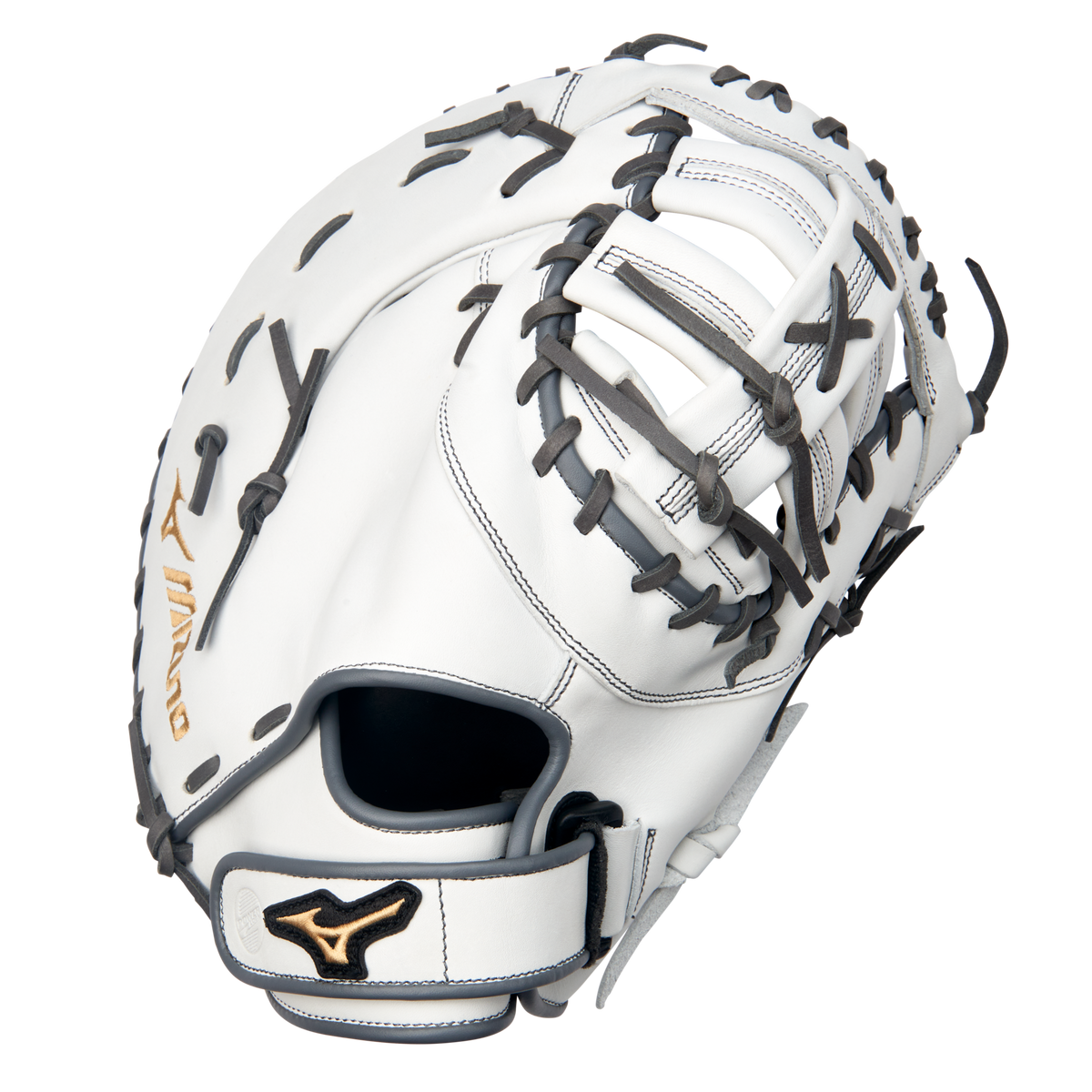 MVP Prime Fastpitch Softball First Base Mitt 13", BioSoft Leather, Center Pocket Design 2