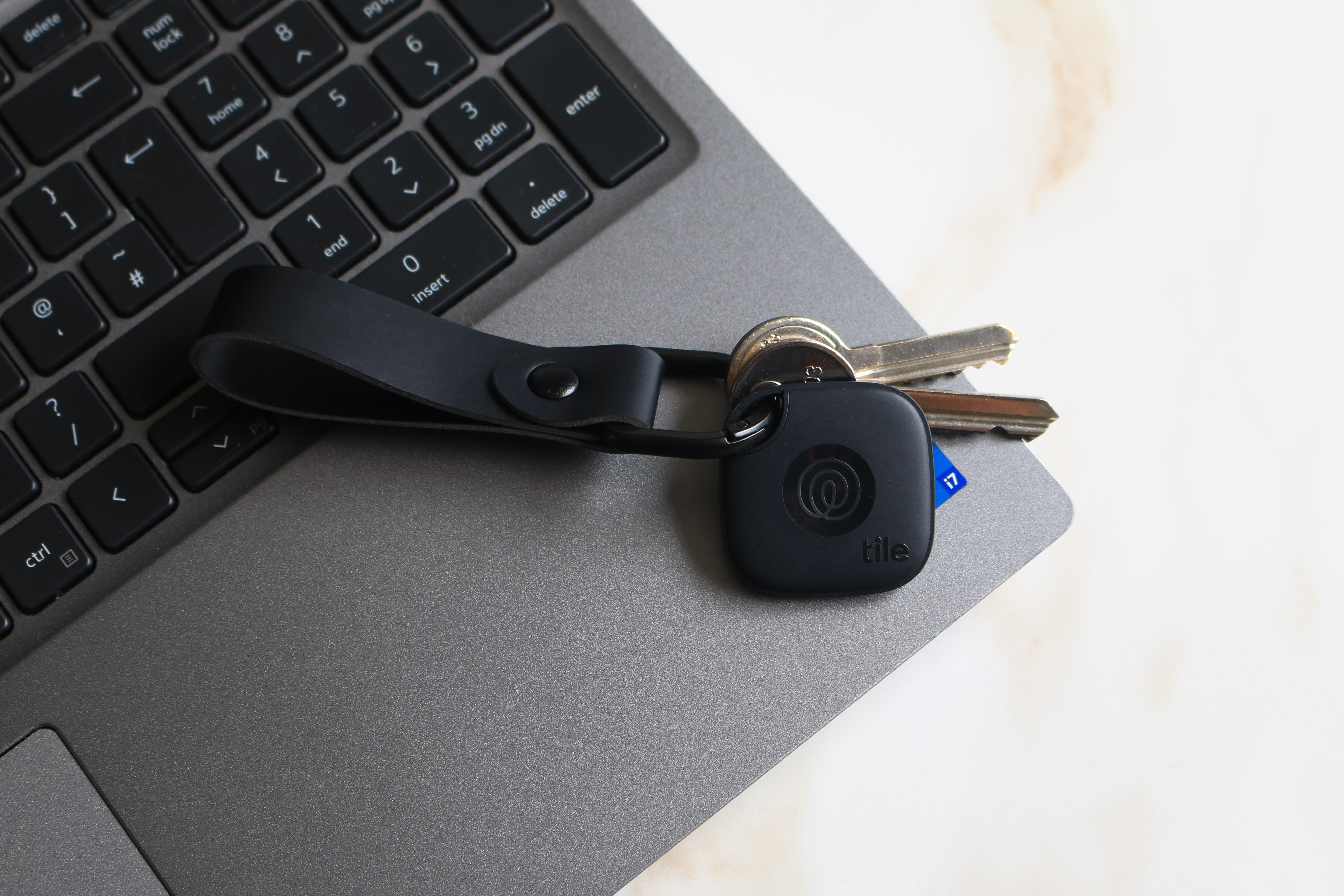 New Tile Mate with Vegan Leather Key Fob 16