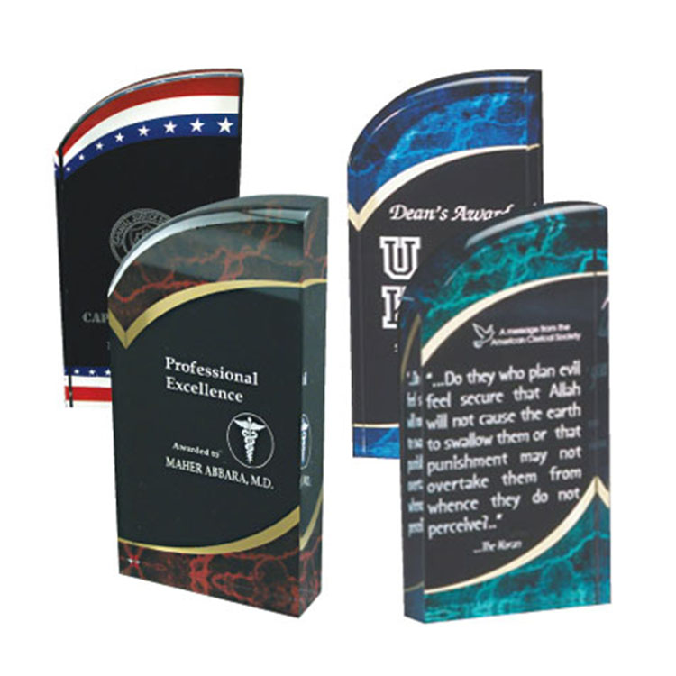 Rounded Marbleized Awards 2