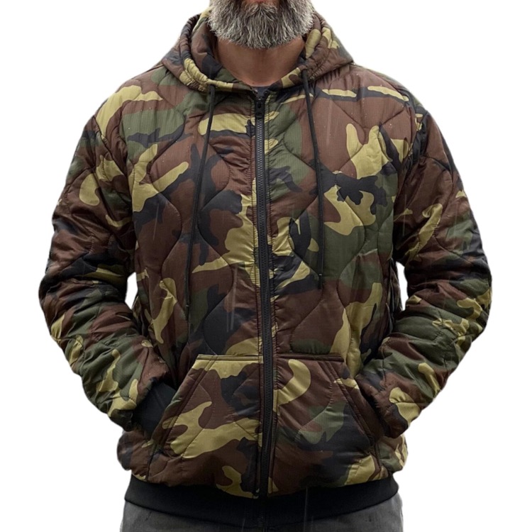 Tactical Poncho Liner Full Zip Hoodie 1