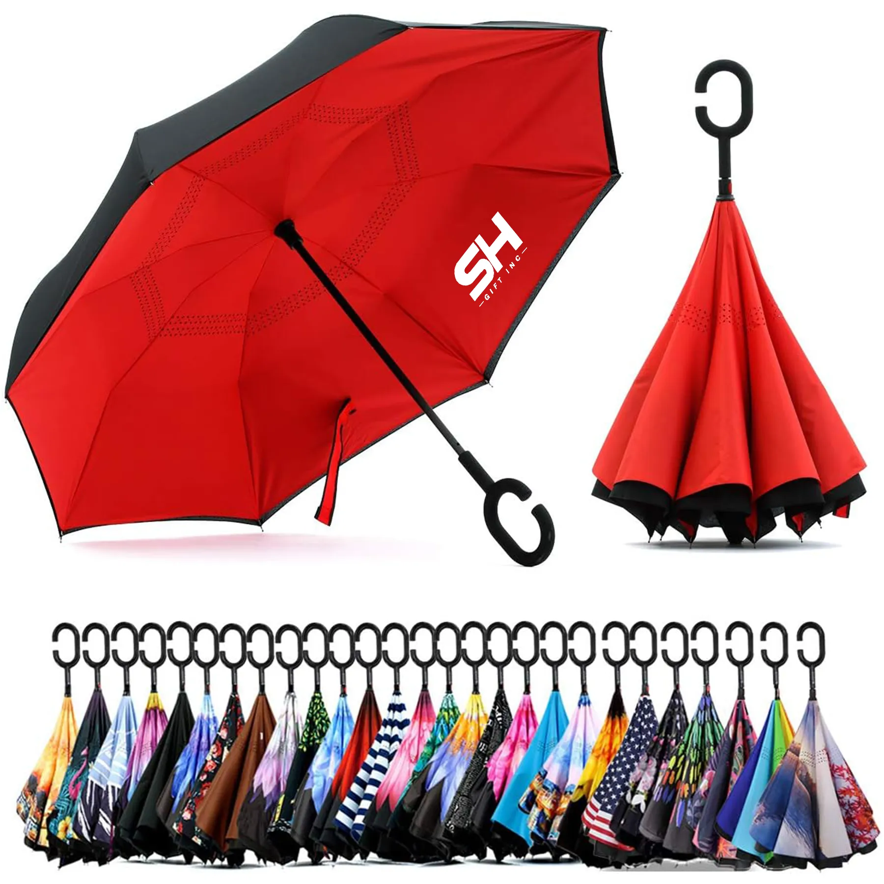 Inverted Reverse Upside Down Umbrella 4